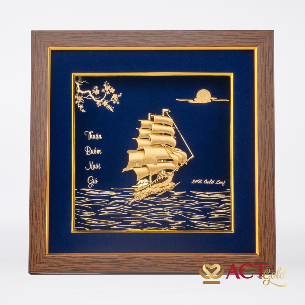 Tranh dát vàng - Quà Tặng Dát Vàng - Công Ty TNHH Q&V